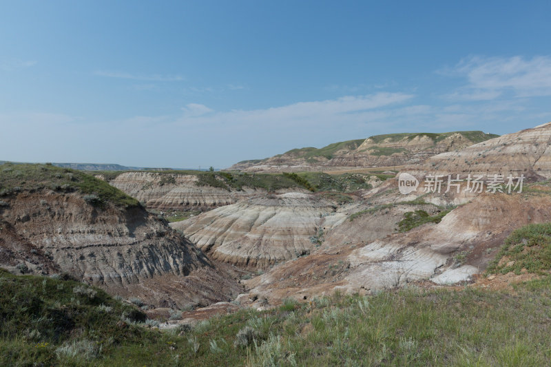 砂岩风景Badlands Drumheller加拿大